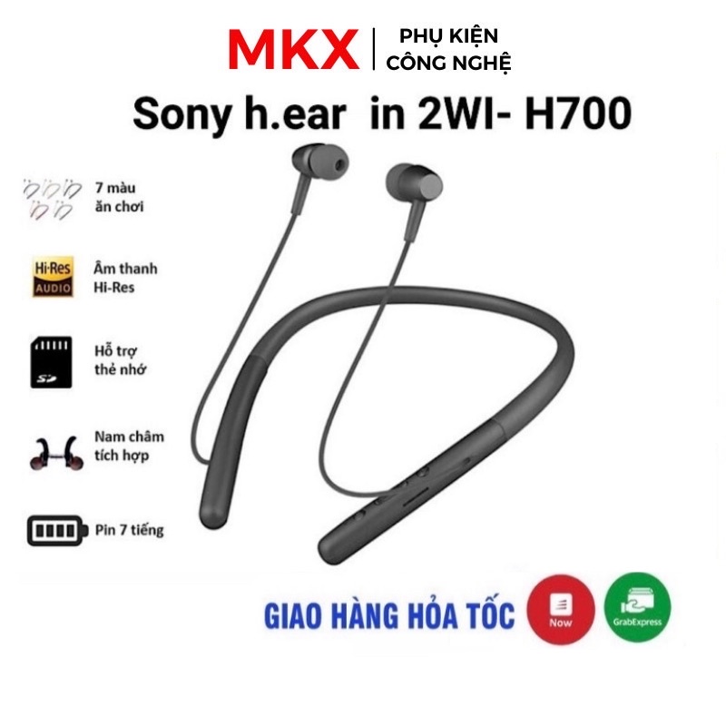 Tai nghe Bluetooth Sony h.ear in 2 WI-H700 Sport Màu ĐEN 🔥FREESHIP🔥 âm thanh chuẩn HIFI bass treble rõ ràng