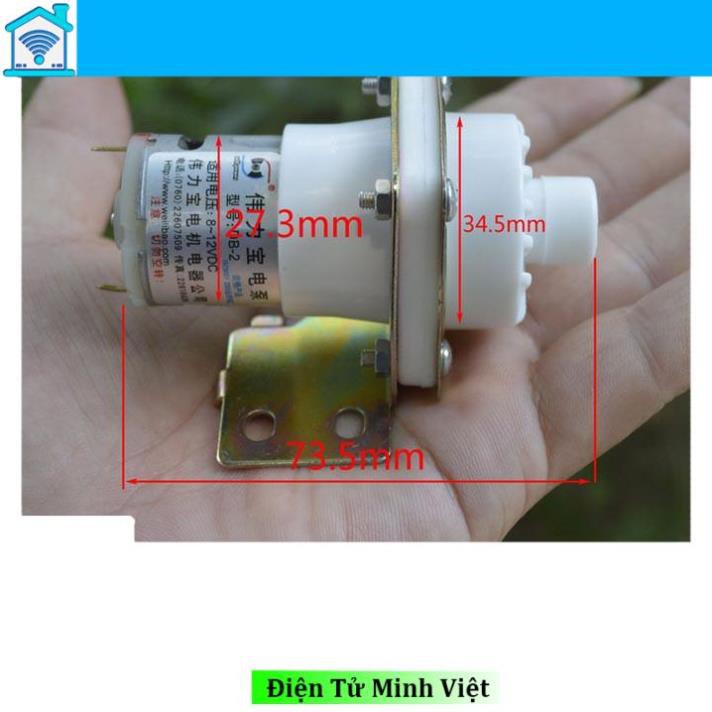 Máy Bơm Mini 12V Trắng