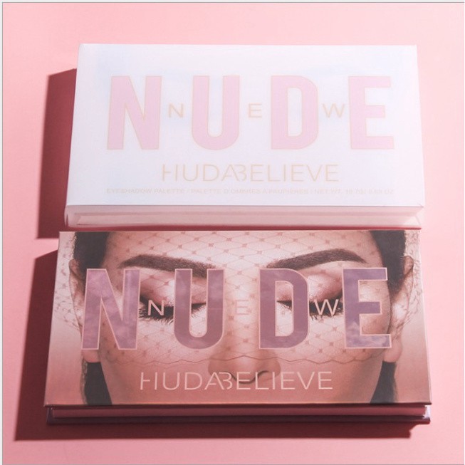 GDT [FREESHIP TỪ 50K]Bảng Phấn Mắt Nhũ New Nude Huda Believe Nội Địa Trung HUDA01 20 BA39