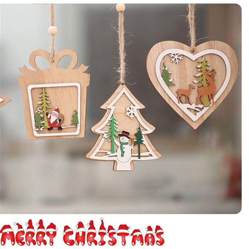 WATTLE Phụ Kiện Treo Trang Trí Cây Thông Giáng Sinh DIY Mới