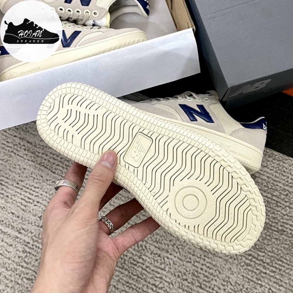 Giày New Balance Pro Court Cream Navy 1:1 Sneaker Nữ Cổ Thấp Màu Kem Xanh