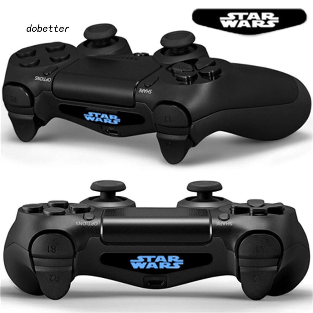 Set 2 nhãn dán đèn LED cho tay cầm điều khiển chơi game Sony PS4 Pro Slim