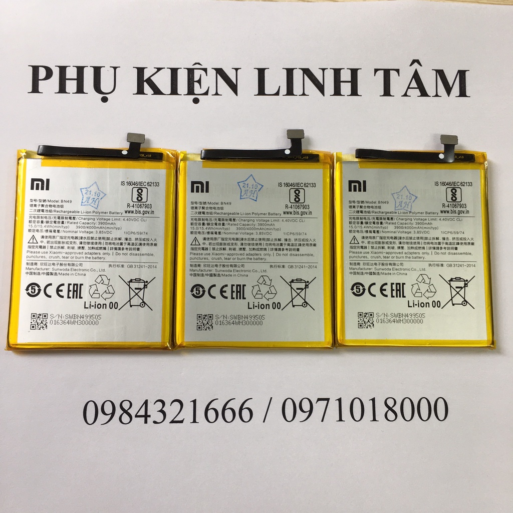 Pin Xiaomi Redmi 7A BN49 dung lượng 4000mAh - Nhập khẩu