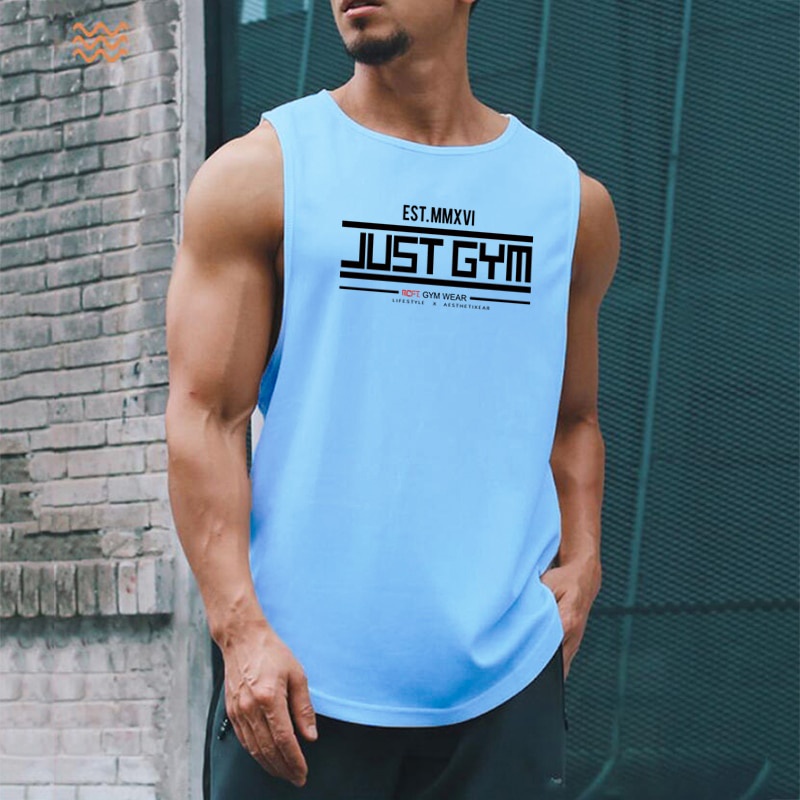 Áo ba lỗ thể thao nam phối lưới nhanh khô thời trang