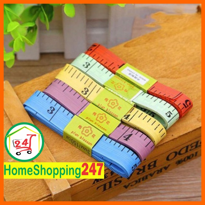 Thước dây 1,5m nhiều màu có đầu sắt