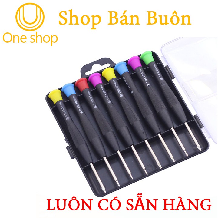 Bộ Tô Vít 7 Màu Sửa Điện Thoại 8 Chi Tiết