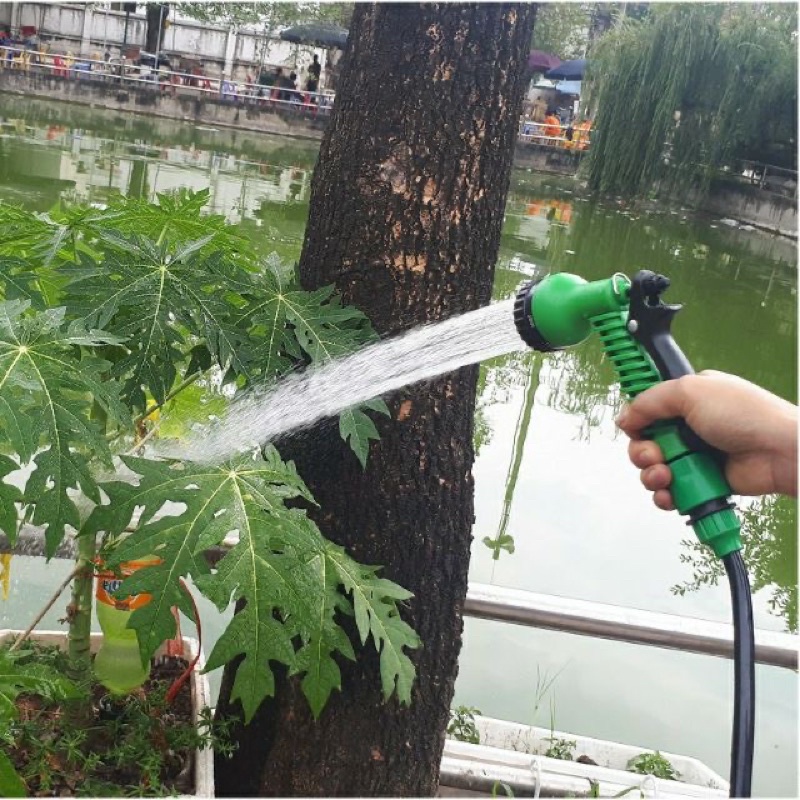 Bộ vòi xịt nước tưới cây Đa Năng , rửa xe 7 trong 1 kèm dây 8/11