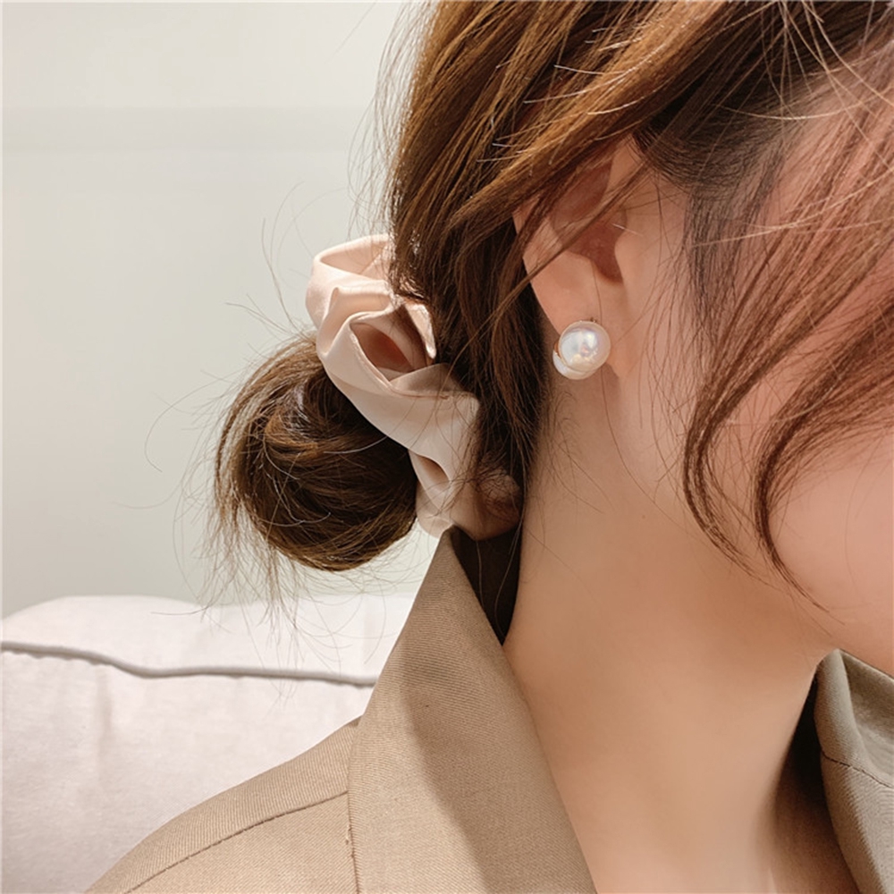 Cặp Bông Tai Nữ Đính Ngọc Trai Giả Thời Trang