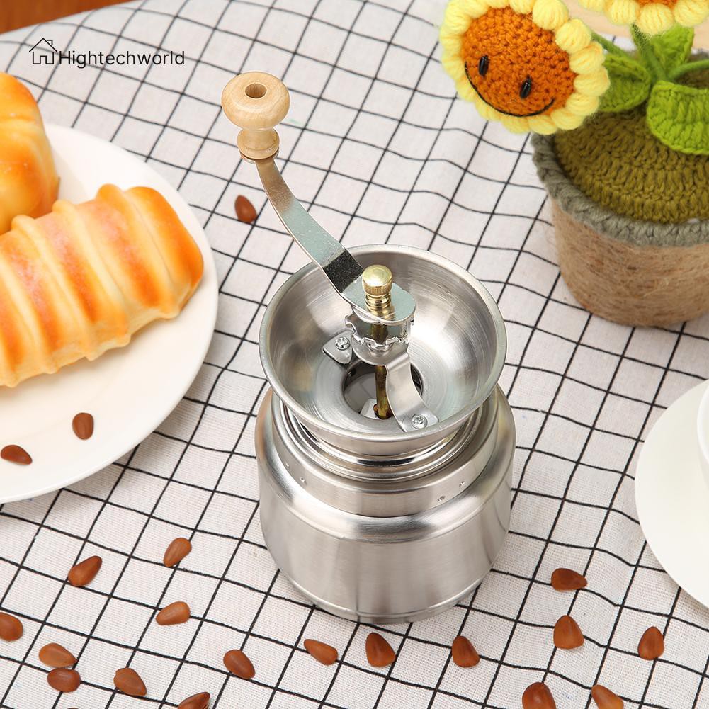 Dụng cụ xay cà phê chất liệu inox kích thước cầm tay tiện dụng