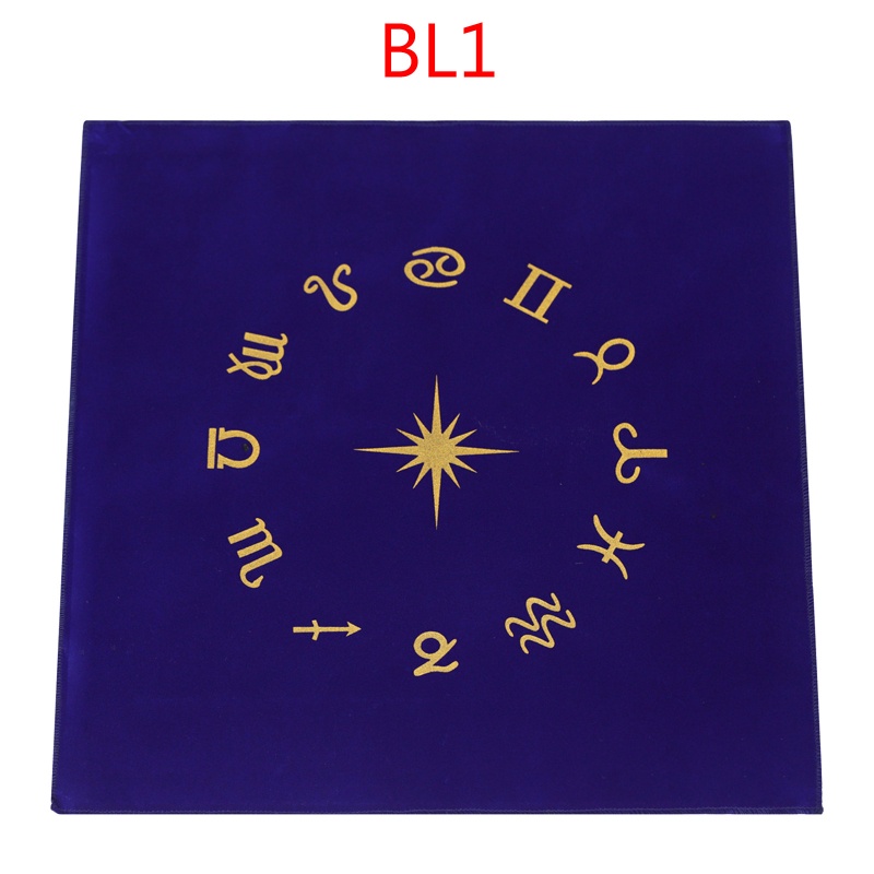 Khăn Trải Bàn Bằng Vải Flannel Họa Tiết Bài Tarot