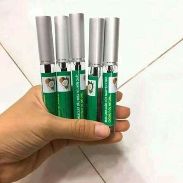 mascara dầu dừa