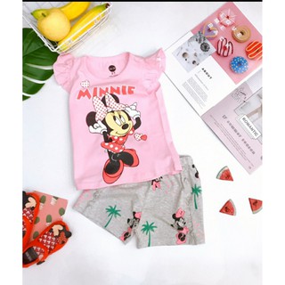 [SIZE NHÍ+ĐẠI] SÉT BỘ THUN MICKEY BÉ GÁI