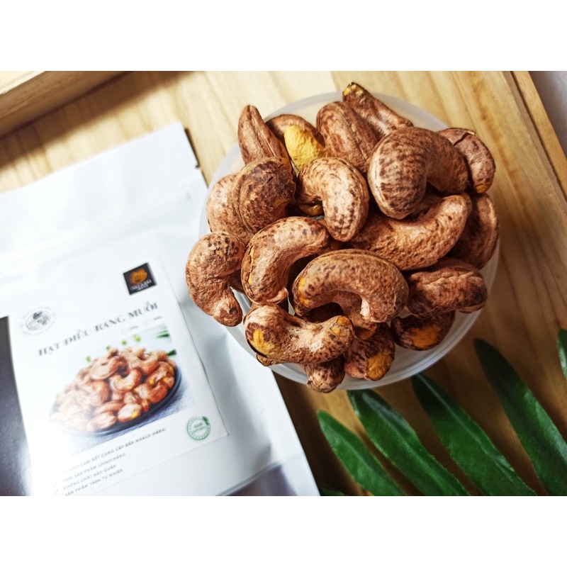 Hạt Điều A Cồ, Rang Muối, Nguyên Hạt loại 1 A+, Cao cấp, Hạt Bự, Sạch, Vỏ Lụa, Siêu Ngon, Bếp Nhà Bống Hạt Dinh Dưỡng