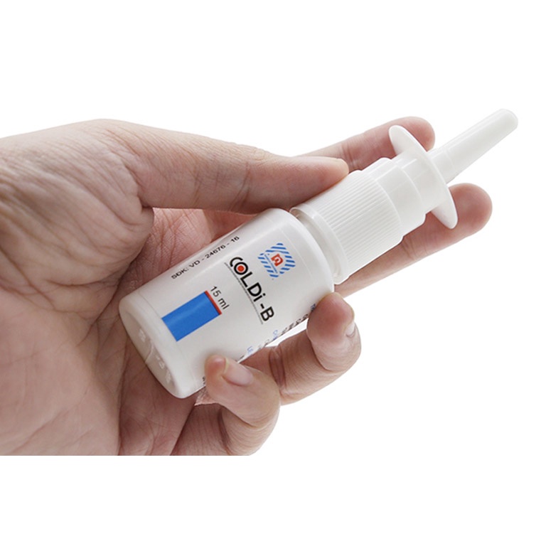 Xịt mũi coldiB 15ml - Ngạt mũi, sổ mũi