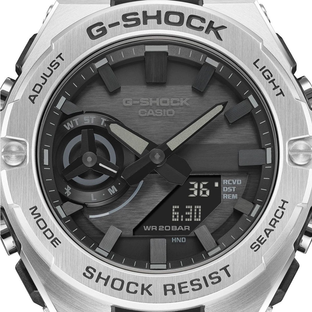 Đồng Hồ Casio Nam Dây Thép Không Ghỉ GSHOCK GST-B500D-1A1DR Chính Hãng