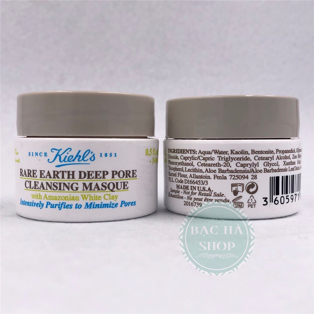 Kiehl's / Kiehls Mặt Nạ Đất Sét Rare Earth Deep Pore Cleansing 14ml