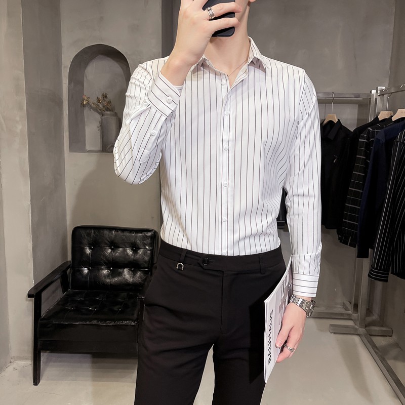 Áo Sơ mi kẻ sọc nam vải Thái bền đẹp chống xù - Mẫu Hot nhất 2021