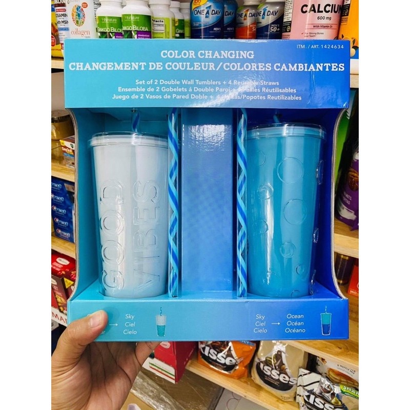 LY ĐỔI MÀU VỚI NƯỚC LẠNH PARKER LANE COLOR CHANGING TUMBLER