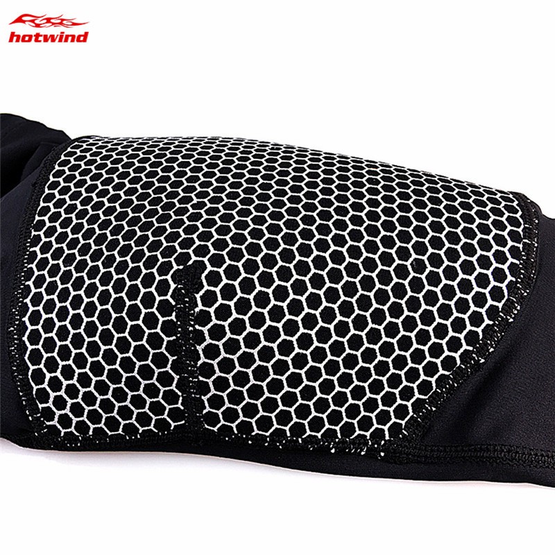 HW Knee Pad Support Honeycomb Crashproof Basketball Knee Brace Compression Leg Sleeves Kneepad