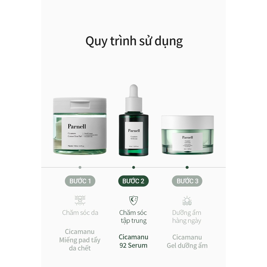 Parnell Cicamanu Tinh chất dưỡng 92 Serum 30ml
