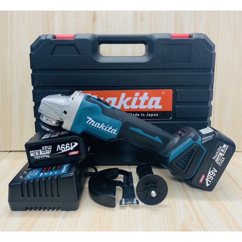 Máy Mài, Máy Cắt Dùng Pin 199V Makita, Động cơ không chổi than siêu bền, Có điều chỉnh tốc độ