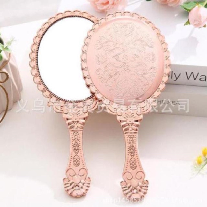Gương cầm tay công chúa , sử dụng trang điểm và phun xăm