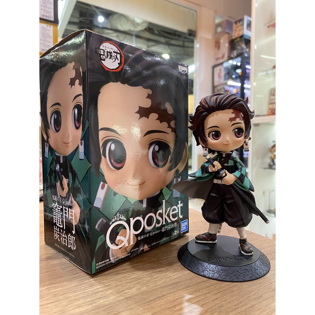 Mô Hình Figure Chính Hãng Anime Kimetsu No Yaiba, Thanh Gươm Diệt Quỷ - Tanjiro Kamado - Qposket, chính hãng Nhật