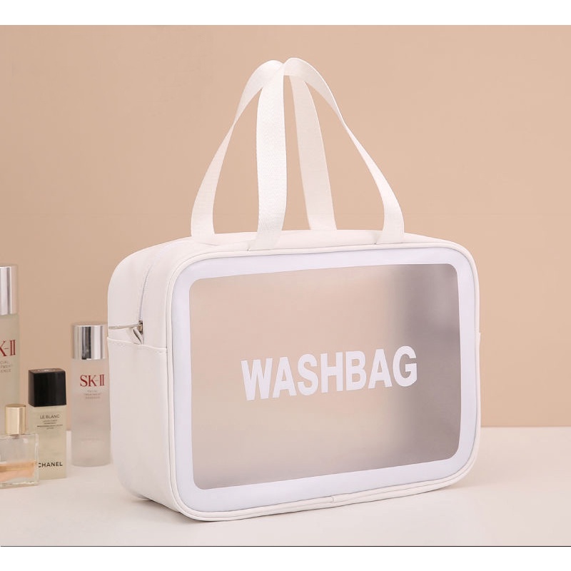 Túi đựng đồ dùng, mỹ phẩm trong suốt chống nước, túi du lịch Wash Bag nhiều màu