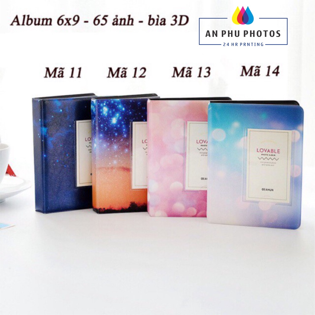 [Mã LIFEXANH03 giảm 10% đơn 500K] Album ảnh polaroid mini instax đựng 65 ảnh 6x9