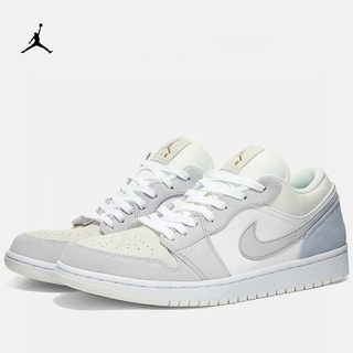 Giày Bóng Đá Màu Trắng / Xanh Mùa Thu 2020 Air Jordan 1