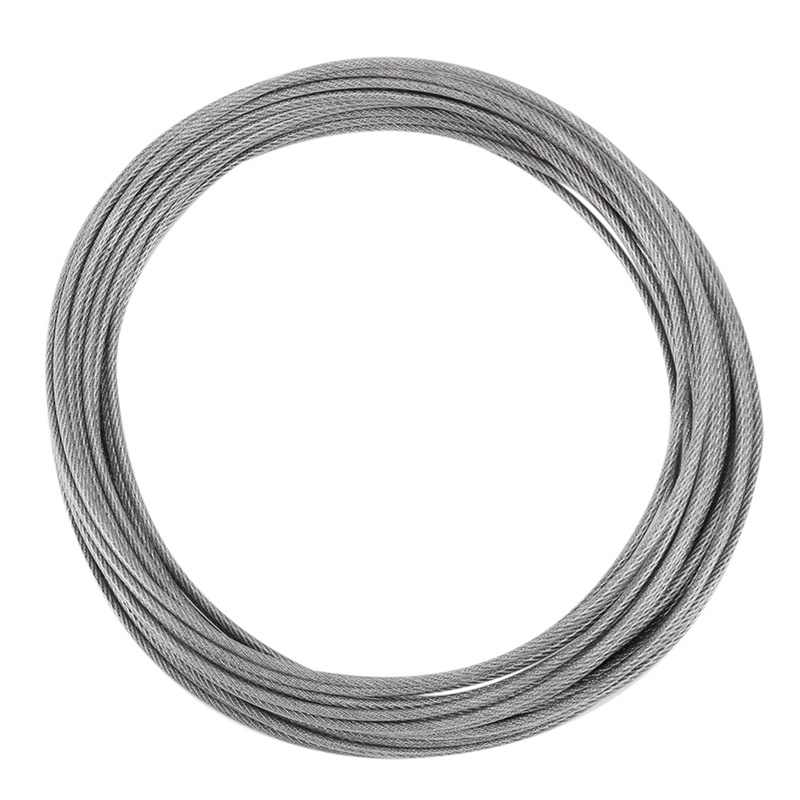 Dây Treo Rèm Cửa 10M Bằng Thép Không Gỉ Phủ PVC Tùy Chỉnh Tiện Dụng