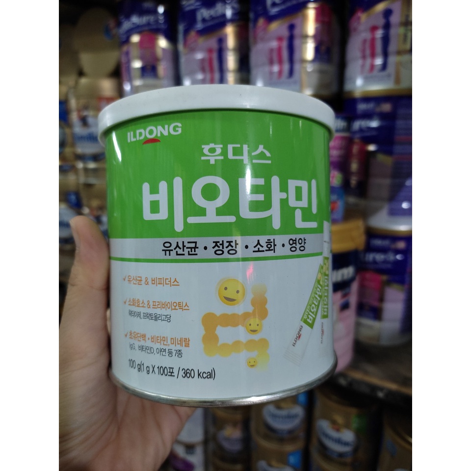 Men vi sinh Hàn Quốc ILDONG (hộp 100 gói)