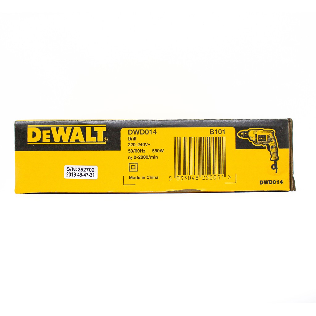 Máy khoan cầm tay dùng điện Dewalt DWD014-B1 | 550W | Bảo hành 3 năm | Chính hãng