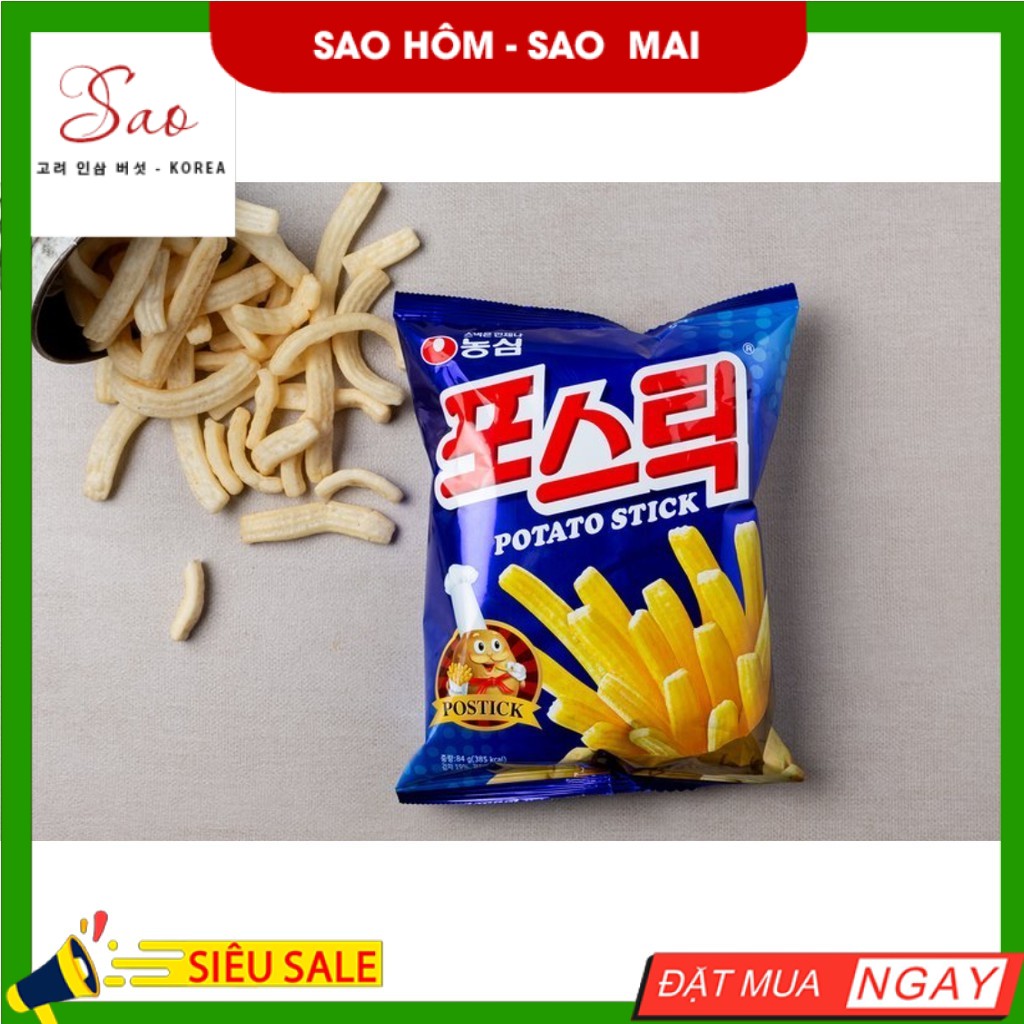 [NONGSHIM] SNACK KHOAI TÂY QUE 84G - [농심] 포스틱 84G