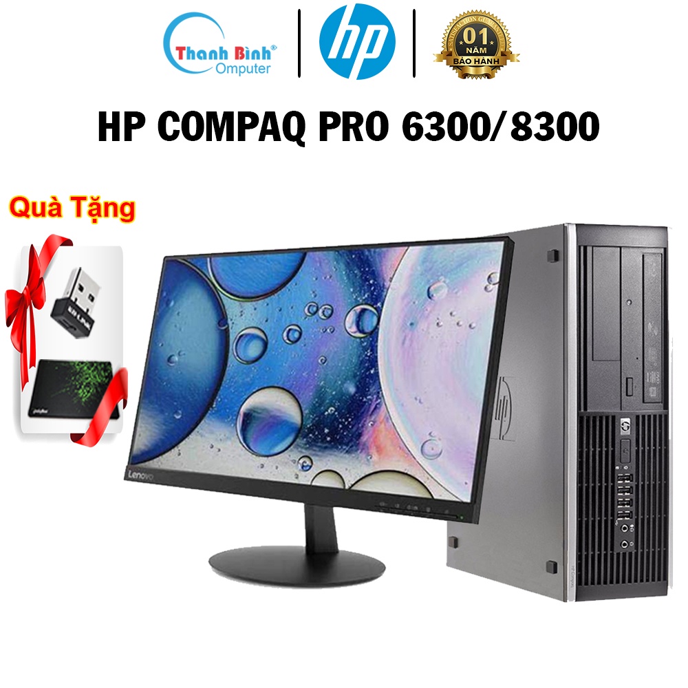 Máy Tính Đồng Bộ ThanhBinhPC HP Pro 6300/8300 ( Pentium, Core I3) - BẢO HÀNH 12 THÁNG 1 ĐỔI 1 - Máy Tính Bàn Giá Rẻ