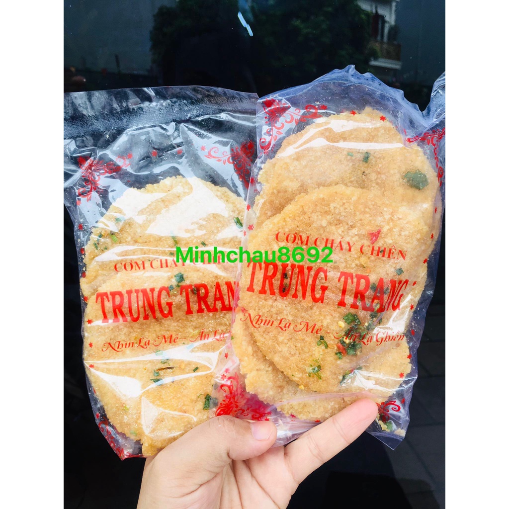 Cơm cháy mắm hành Trung Trang gói 3 miếng