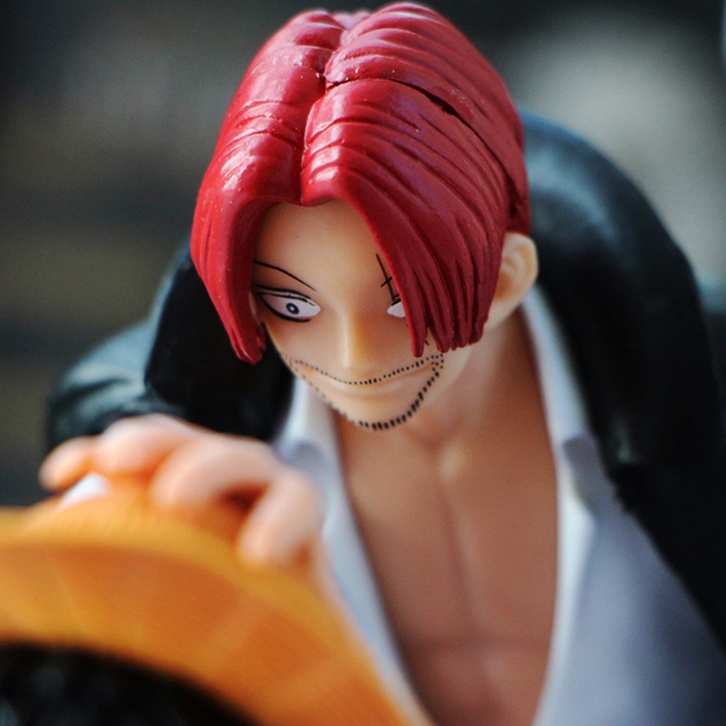 [Figure&Toy]Anime One Piece Luffy Shanks Model Toys Home Decoration Collection Supplies