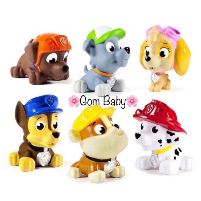 Biệt đội 5 Chó Cứu Hộ Cao Su Phun Nước Paw Patrol