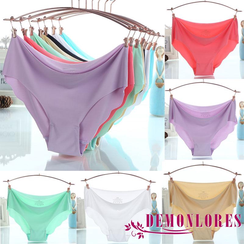 Quần lót nữ vải mềm không đường may màu sắc ngọt ngào