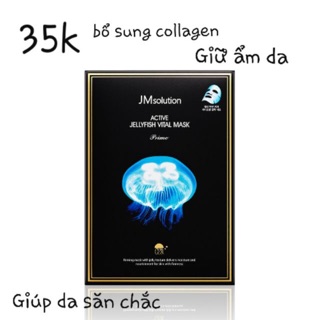 Mặt Nạ Sứa Tác Dụng Nâng Cơ Dưỡng Ẩm Sâu JM solution Active Jellyfish Vital Mask