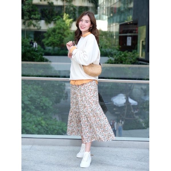 Váy hoa uniqlo size xs