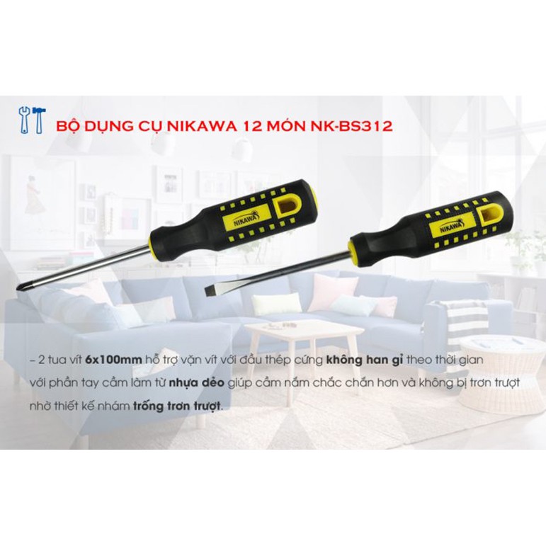 Bộ dụng cụ 21 món Nikawa NK-BS312