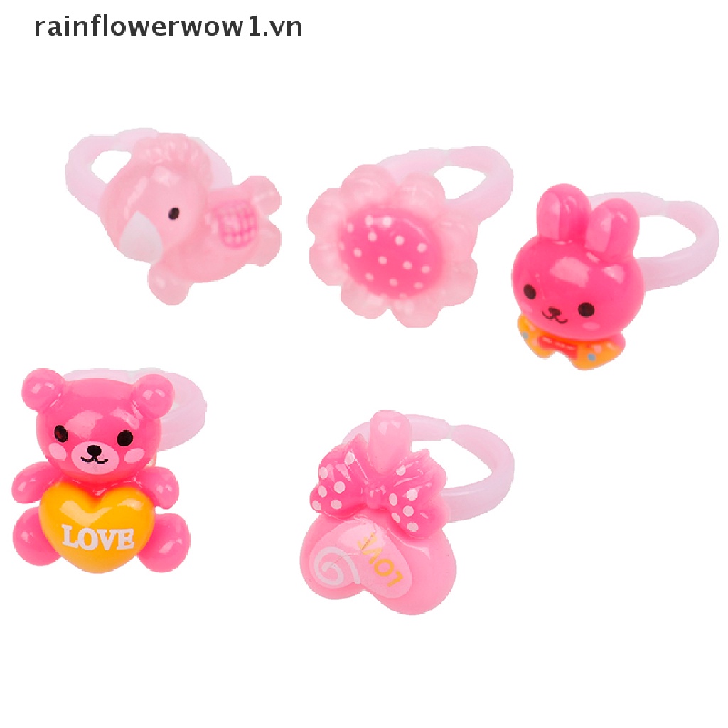 Hộp 20 Nhẫn Nhựa Làm Quà Tặng