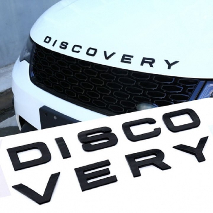 Decal tem chữ Discovery 3D cho ô tô| Chữ nổi discovery| Tem dán Discovery