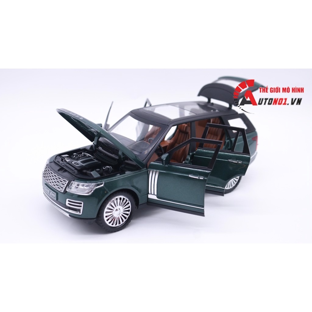 MÔ HÌNH XE RANGE ROVER AUTOBIOGRAPHY 2021 GREEN 1:24 CHEZHI 7938