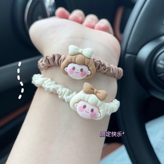 Dây buộc tóc dễ thương hình cô gái, hình gấu cho bạn nữ