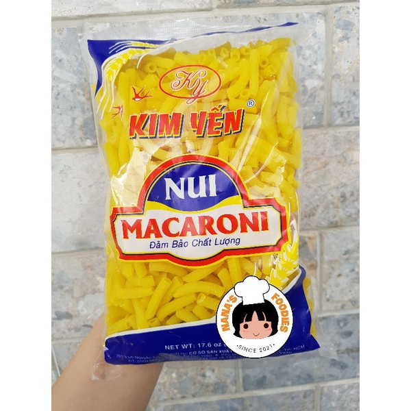 Nui vàng dài gói 400g