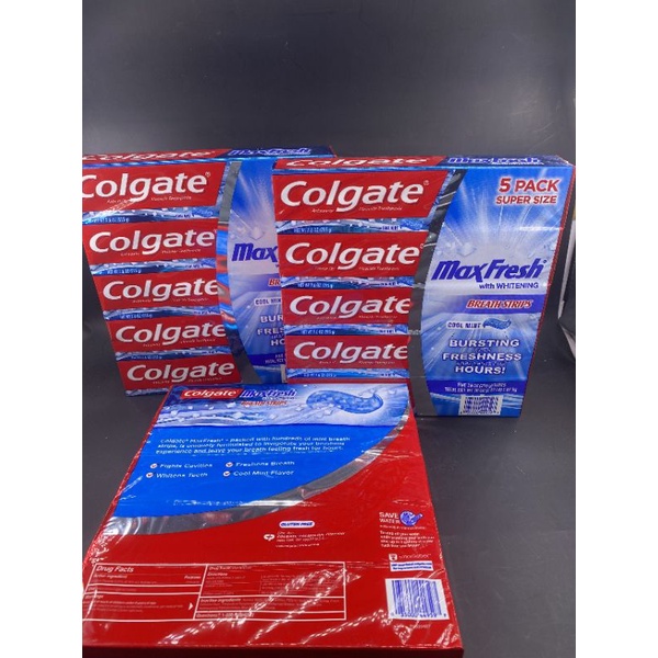 Kem đánh răng mỹ colgate maxfresh with whitening 215g của Mỹ