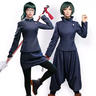 Set đồ cosplay maki zenin và mai zenin trong jujutsu kaisen