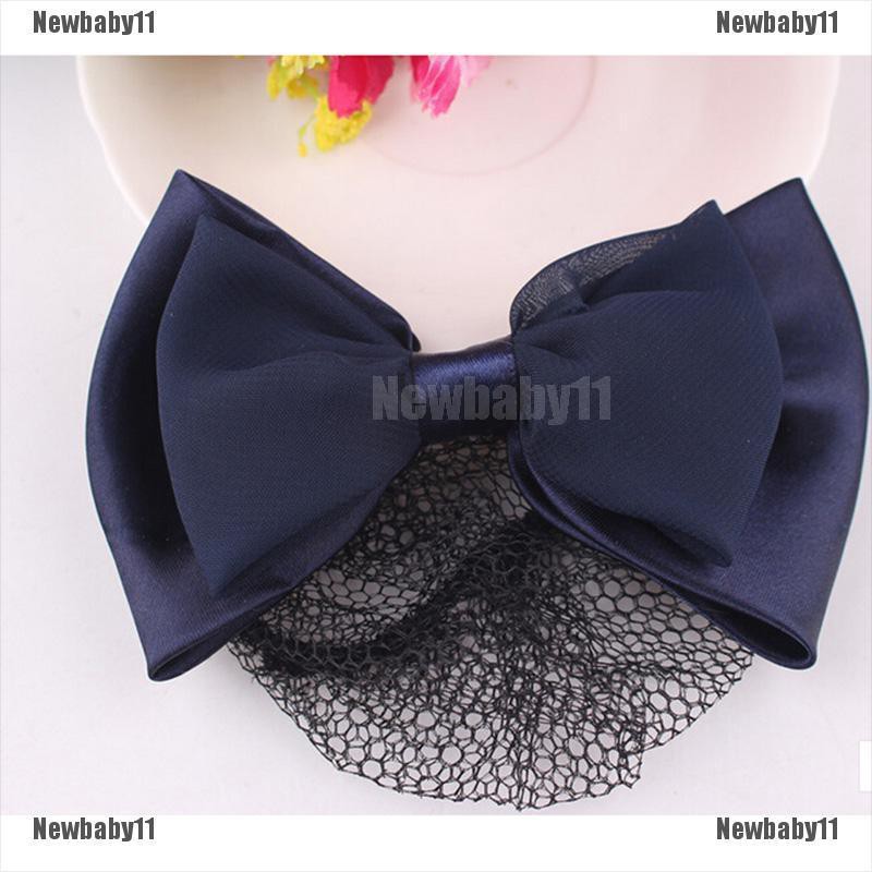 Kẹp Tóc Hình Nơ Màu Đen Phong Cách Pháp